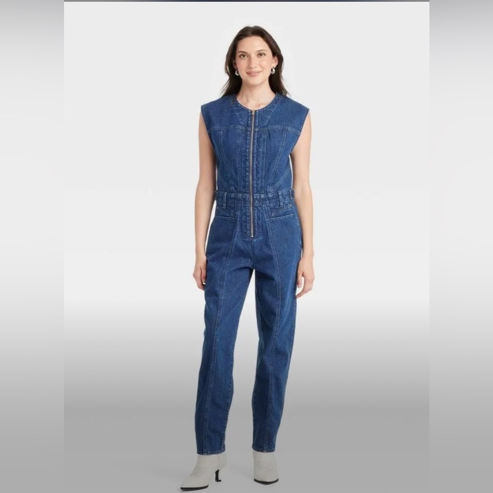 NWT: Universal Thread Tailored Denim Jumpsuit
